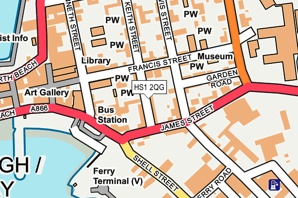 HS1 2QG map - OS OpenMap – Local (Ordnance Survey)