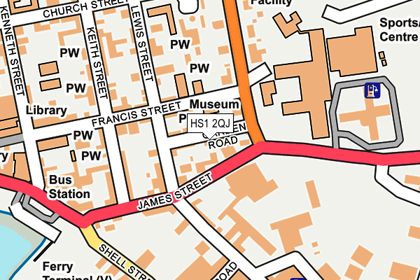 HS1 2QJ map - OS OpenMap – Local (Ordnance Survey)