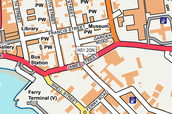 Map of SEAFORTH HOTEL (STORNOWAY) LIMITED at local scale