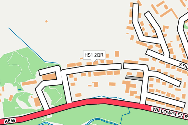 HS1 2QR map - OS OpenMap – Local (Ordnance Survey)