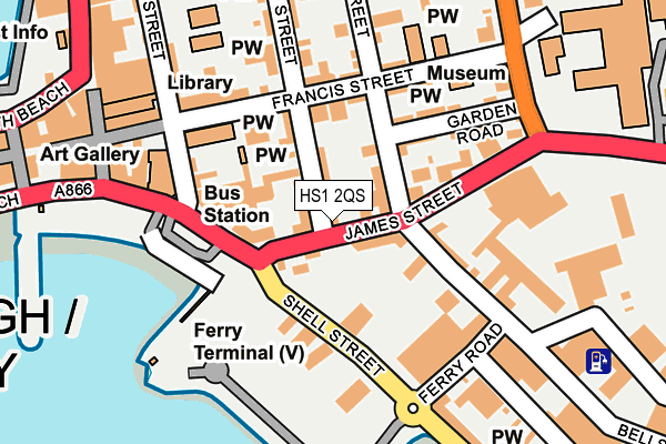 HS1 2QS map - OS OpenMap – Local (Ordnance Survey)