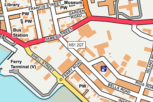 HS1 2QT map - OS OpenMap – Local (Ordnance Survey)