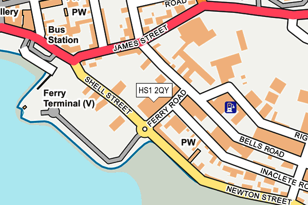 HS1 2QY map - OS OpenMap – Local (Ordnance Survey)