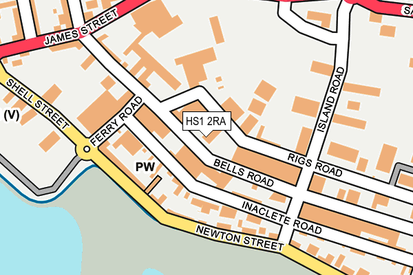 HS1 2RA map - OS OpenMap – Local (Ordnance Survey)