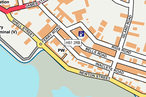 HS1 2RB map - OS OpenMap – Local (Ordnance Survey)