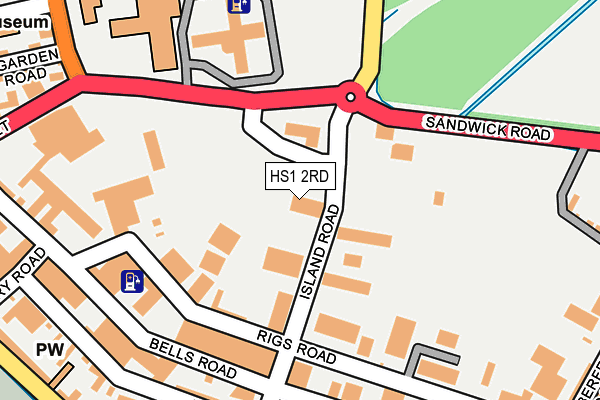 HS1 2RD map - OS OpenMap – Local (Ordnance Survey)