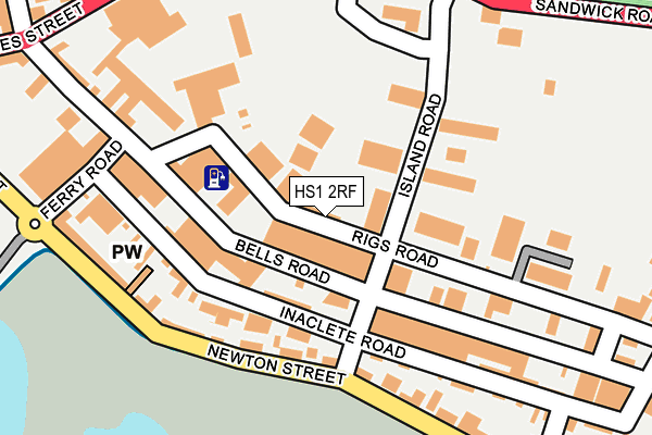 HS1 2RF map - OS OpenMap – Local (Ordnance Survey)