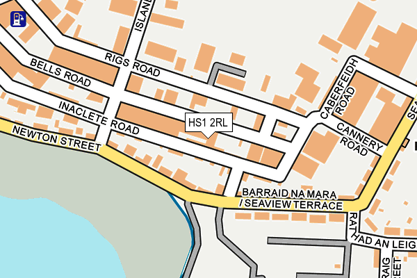 HS1 2RL map - OS OpenMap – Local (Ordnance Survey)