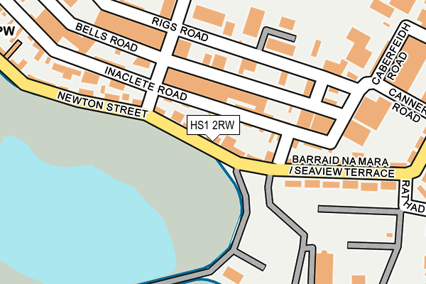HS1 2RW map - OS OpenMap – Local (Ordnance Survey)