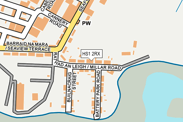 HS1 2RX map - OS OpenMap – Local (Ordnance Survey)