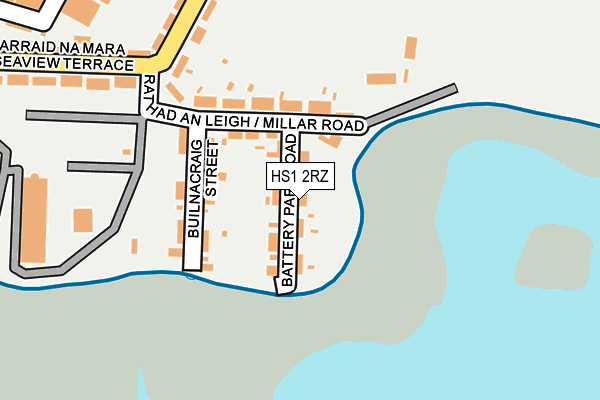 HS1 2RZ map - OS OpenMap – Local (Ordnance Survey)
