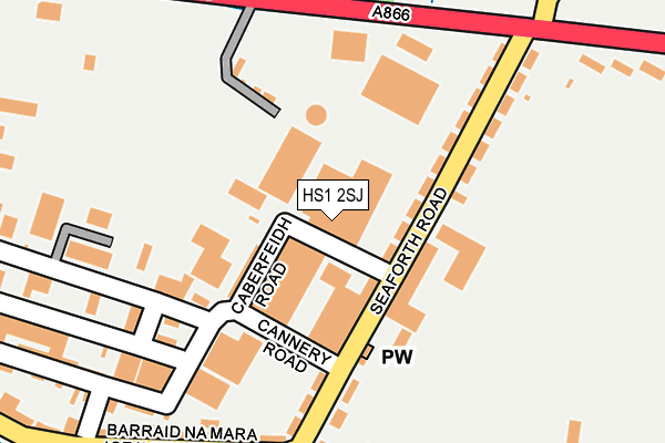 HS1 2SJ map - OS OpenMap – Local (Ordnance Survey)
