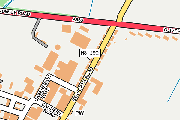 HS1 2SQ map - OS OpenMap – Local (Ordnance Survey)