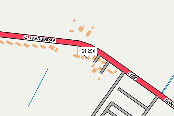 HS1 2SX map - OS OpenMap – Local (Ordnance Survey)