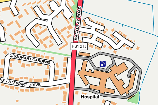 HS1 2TJ map - OS OpenMap – Local (Ordnance Survey)