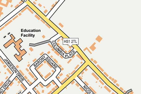 HS1 2TL map - OS OpenMap – Local (Ordnance Survey)