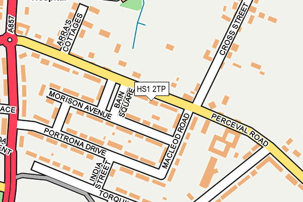 HS1 2TP map - OS OpenMap – Local (Ordnance Survey)