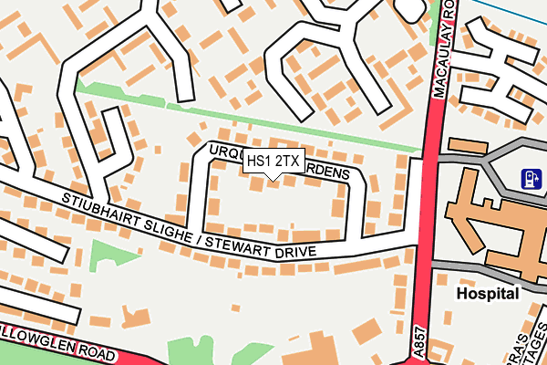 HS1 2TX map - OS OpenMap – Local (Ordnance Survey)