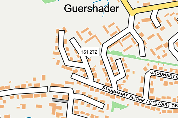 HS1 2TZ map - OS OpenMap – Local (Ordnance Survey)