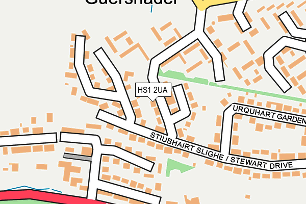 HS1 2UA map - OS OpenMap – Local (Ordnance Survey)