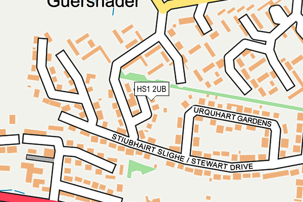 HS1 2UB map - OS OpenMap – Local (Ordnance Survey)