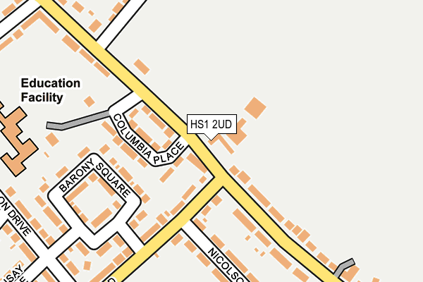 HS1 2UD map - OS OpenMap – Local (Ordnance Survey)