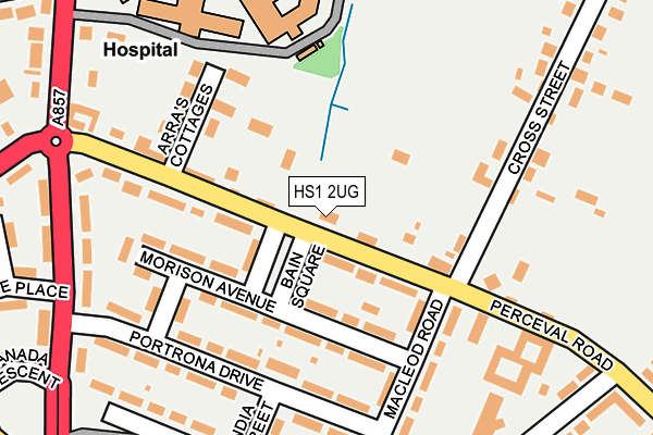 HS1 2UG map - OS OpenMap – Local (Ordnance Survey)