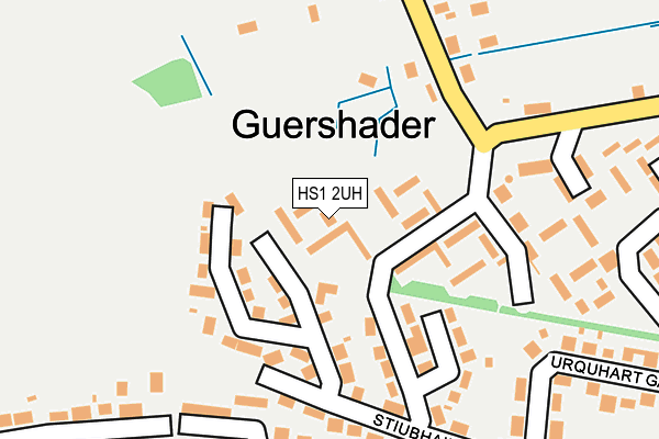 HS1 2UH map - OS OpenMap – Local (Ordnance Survey)