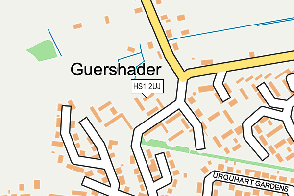 HS1 2UJ map - OS OpenMap – Local (Ordnance Survey)