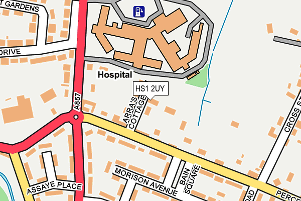 HS1 2UY map - OS OpenMap – Local (Ordnance Survey)