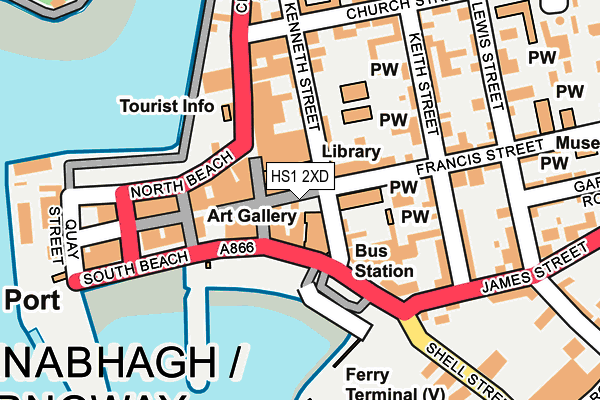 HS1 2XD map - OS OpenMap – Local (Ordnance Survey)
