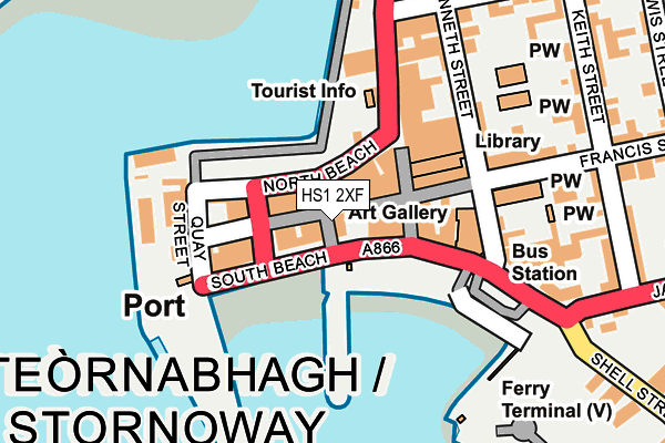 HS1 2XF map - OS OpenMap – Local (Ordnance Survey)