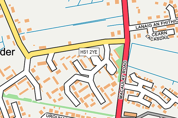 HS1 2YE map - OS OpenMap – Local (Ordnance Survey)