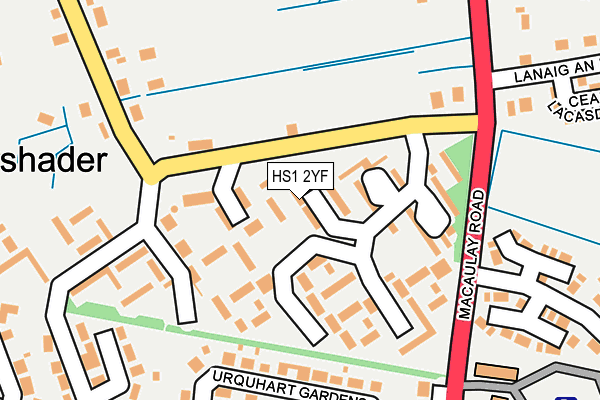 HS1 2YF map - OS OpenMap – Local (Ordnance Survey)