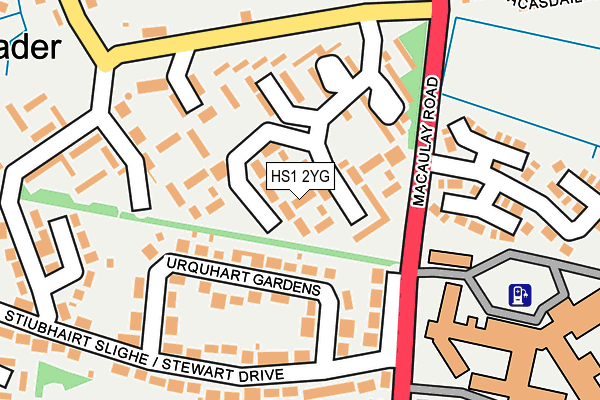HS1 2YG map - OS OpenMap – Local (Ordnance Survey)