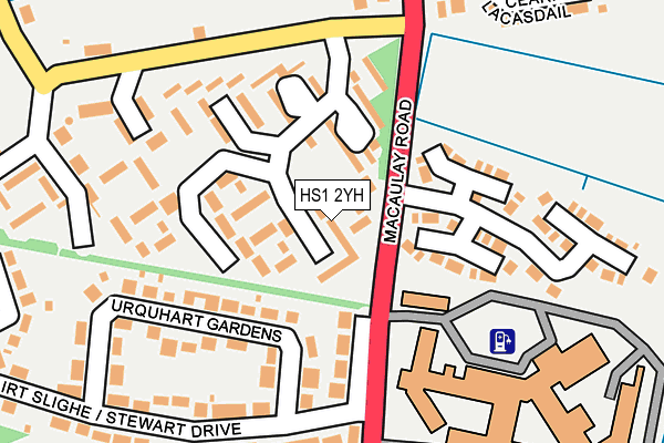 HS1 2YH map - OS OpenMap – Local (Ordnance Survey)
