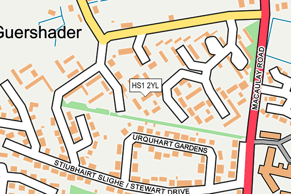 HS1 2YL map - OS OpenMap – Local (Ordnance Survey)