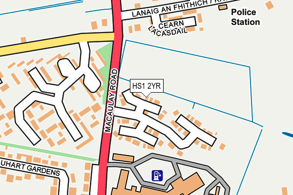 HS1 2YR map - OS OpenMap – Local (Ordnance Survey)