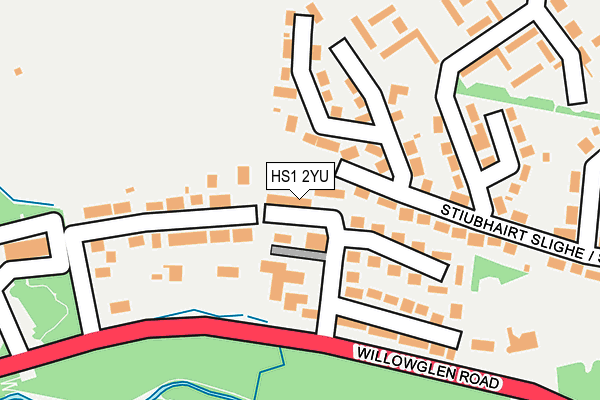 HS1 2YU map - OS OpenMap – Local (Ordnance Survey)