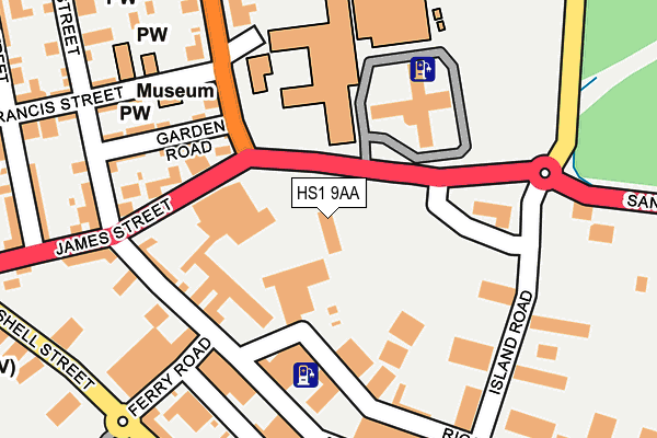 HS1 9AA map - OS OpenMap – Local (Ordnance Survey)