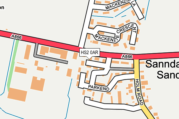 HS2 0AR map - OS OpenMap – Local (Ordnance Survey)