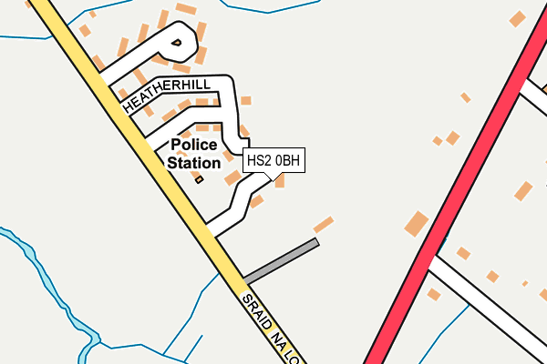 HS2 0BH map - OS OpenMap – Local (Ordnance Survey)