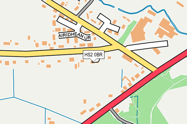 HS2 0BR map - OS OpenMap – Local (Ordnance Survey)