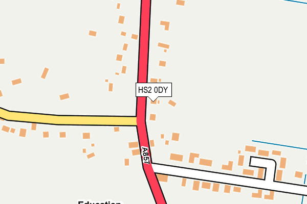 HS2 0DY map - OS OpenMap – Local (Ordnance Survey)