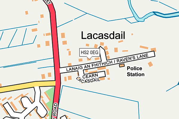 HS2 0EG map - OS OpenMap – Local (Ordnance Survey)