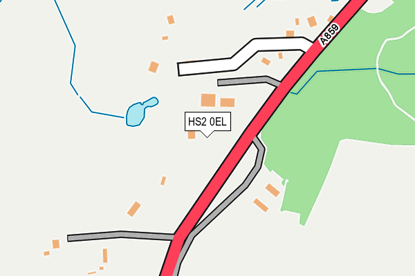HS2 0EL map - OS OpenMap – Local (Ordnance Survey)