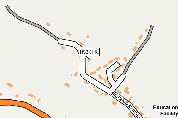 HS2 0HR map - OS OpenMap – Local (Ordnance Survey)