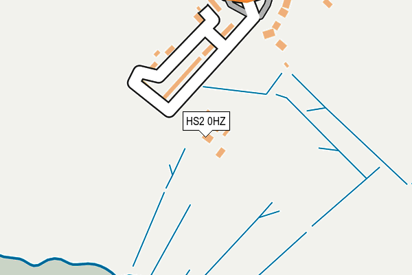 HS2 0HZ map - OS OpenMap – Local (Ordnance Survey)