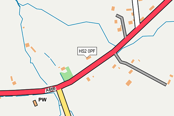 HS2 0PF map - OS OpenMap – Local (Ordnance Survey)