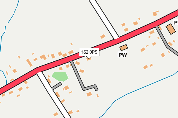 HS2 0PS map - OS OpenMap – Local (Ordnance Survey)